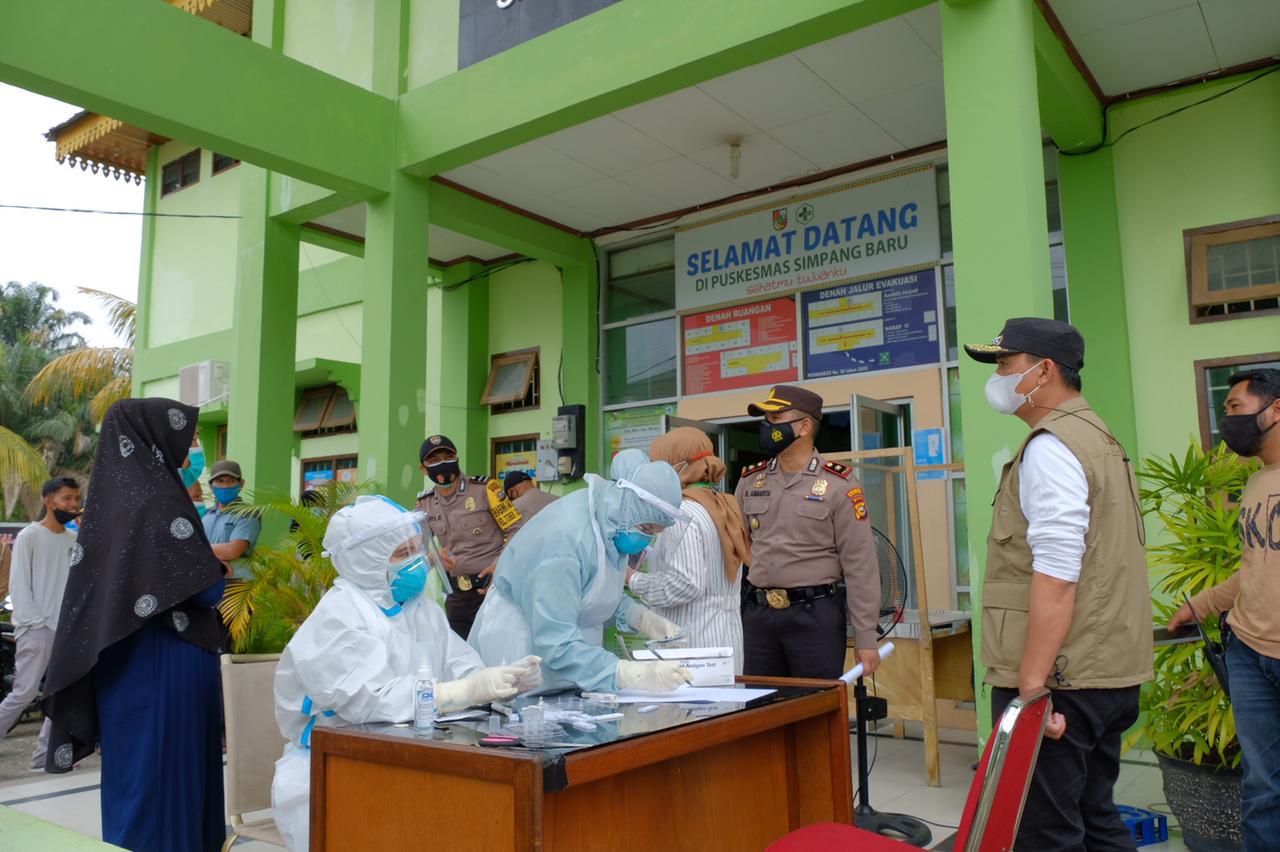 Kunjungi 2 Puskesmas, Kapolda : Saya Ingin Pastikan Semua Berkolaborasi Tangani Covid-19